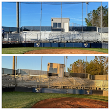 Soft-Washing-the-Bleachers-at-ELCA-in-McDonoughJust-in-Time-for-Baseball-Season 2